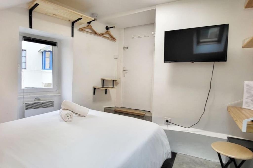 Chambre - Bed & Breakfast - Plage 50M - Residence Saint-Malo Exteriör bild