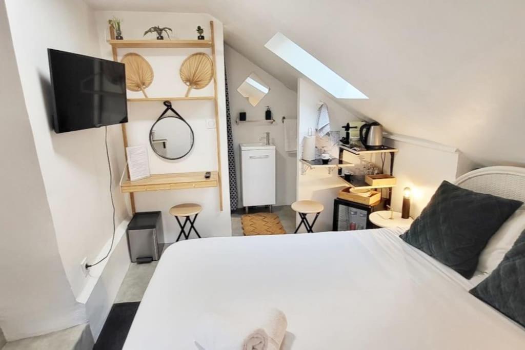 Chambre - Bed & Breakfast - Plage 50M - Residence Saint-Malo Exteriör bild