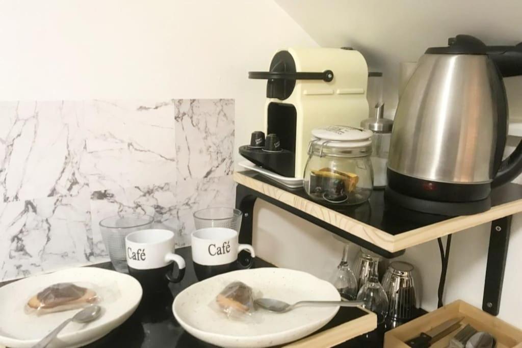 Chambre - Bed & Breakfast - Plage 50M - Residence Saint-Malo Exteriör bild